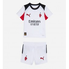 AC Milan Bortaställ Barn 2025-26 Korta ärmar (+ Korta byxor)